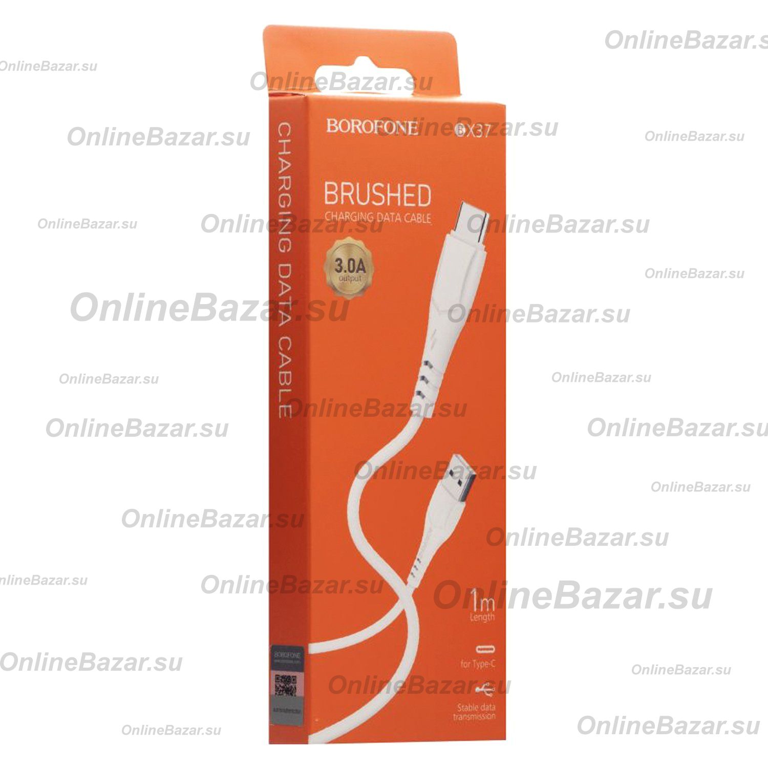Кабель USB Apple iPhone Lightning Borofone BX37 <белый> ― OnlineBazar.su