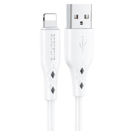 Кабель USB Apple iPhone Lightning Borofone BX48 <белый>