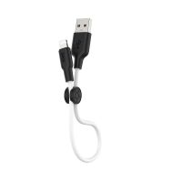 Кабель USB Apple iPhone Lightning Hoco X21 Plus (0,25 метра) <белый> ― OnlineBazar.su
