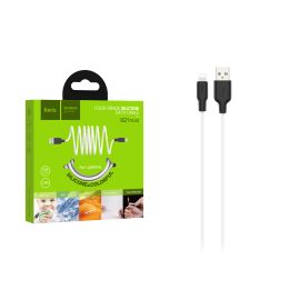 Кабель USB Apple iPhone Lightning Hoco X21 Plus (1 метр) <белый>