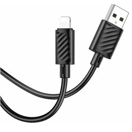 Кабель USB Apple iPhone Lightning Hoco X88 <черный>