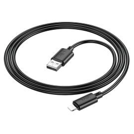Кабель USB Apple iPhone Lightning Hoco X88 <черный>