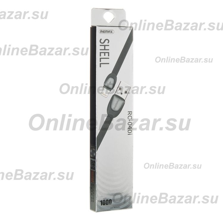 Кабель USB Apple iPhone Lightning Remax RC-040i <черный> ― OnlineBazar.su