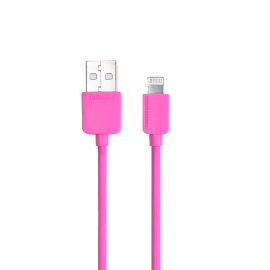 Кабель USB Apple iPhone Lightning Remax RC-06i <розовый>