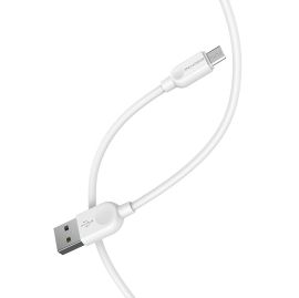 Кабель USB MicroUSB Borofone BX14 (3 метра) <белый>