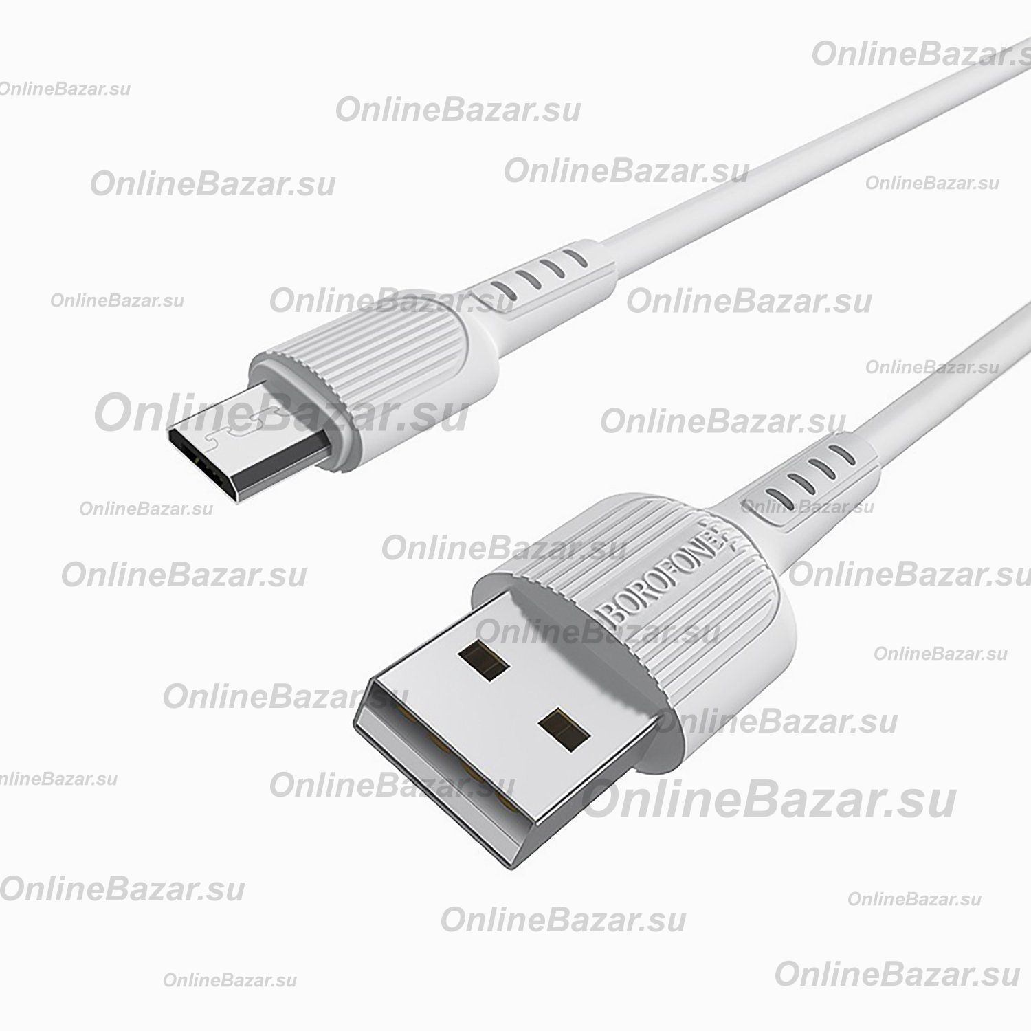 Кабель USB MicroUSB Borofone BX16 <белый> ― OnlineBazar.su
