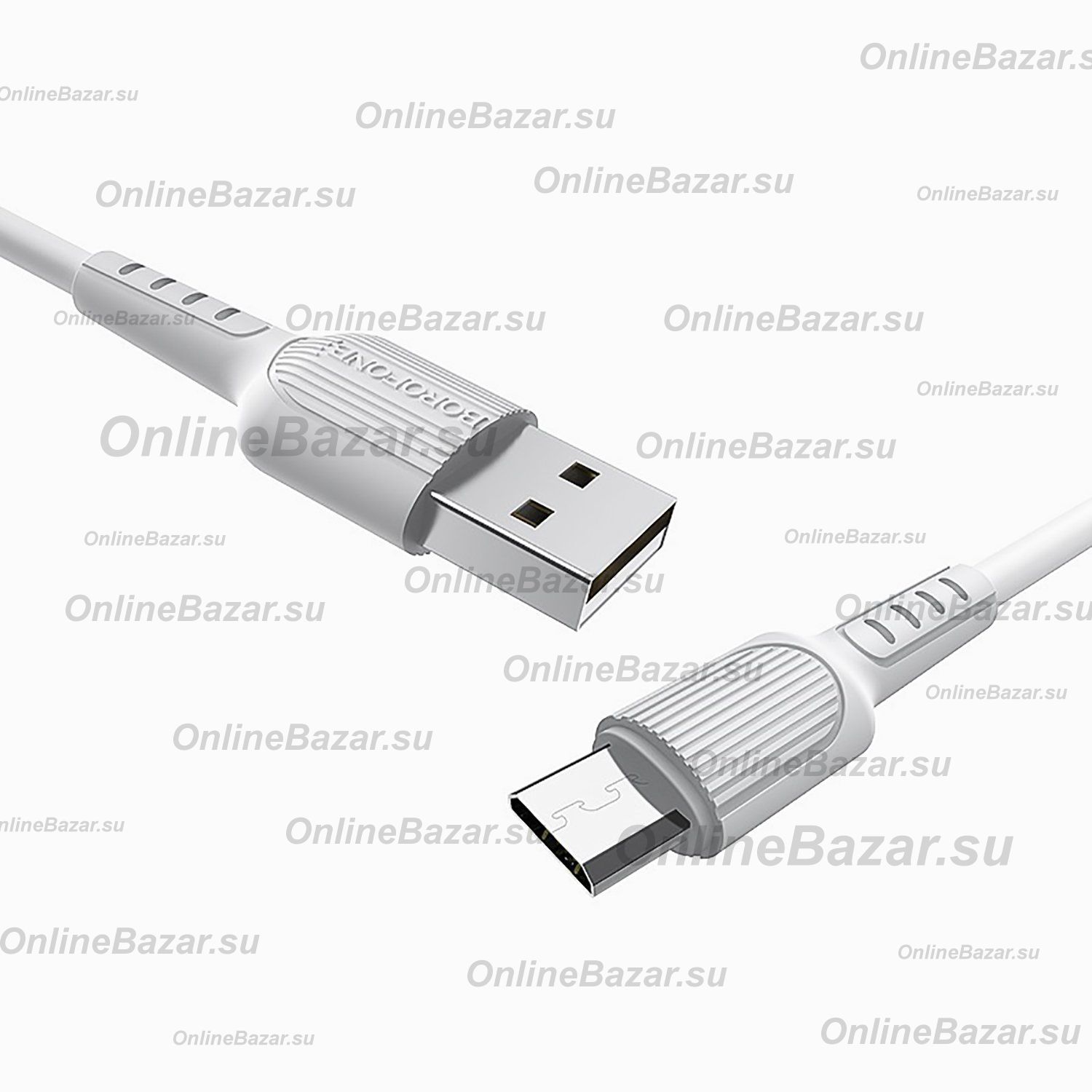 Кабель USB MicroUSB Borofone BX16 <белый> ― OnlineBazar.su