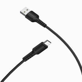 Кабель USB MicroUSB Borofone BX16 <черный>