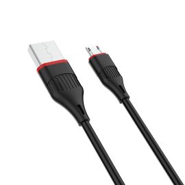 Кабель USB MicroUSB Borofone BX17 <черный>