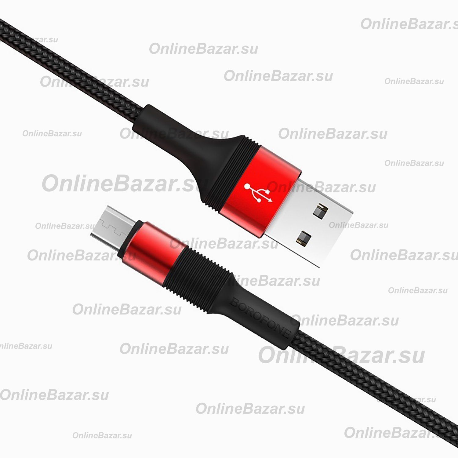Кабель USB MicroUSB Borofone BX21 <красный> ― OnlineBazar.su