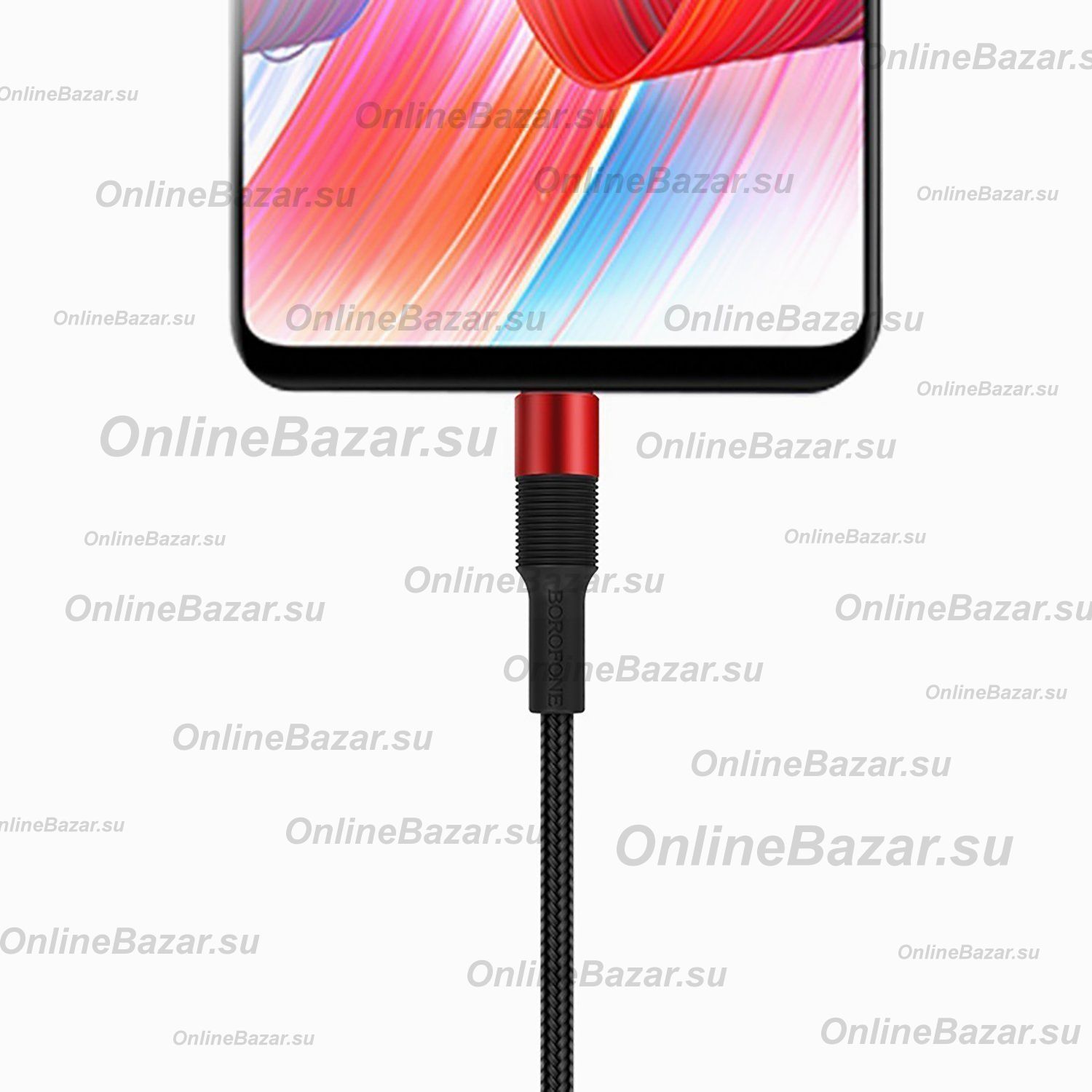 Кабель USB MicroUSB Borofone BX21 <красный> ― OnlineBazar.su