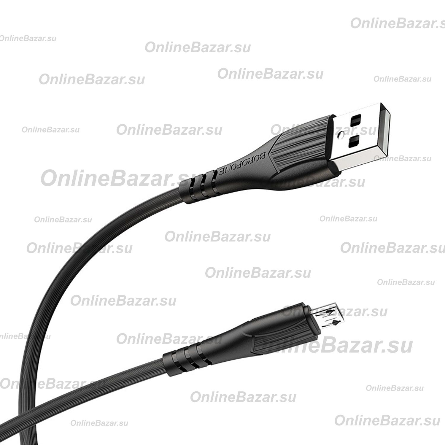 Кабель USB MicroUSB Borofone BX37 <черный> ― OnlineBazar.su