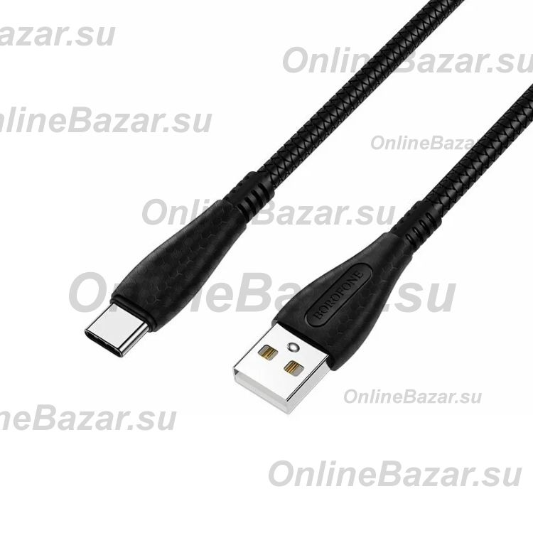 Кабель USB MicroUSB Borofone BX38 <черный> ― OnlineBazar.su