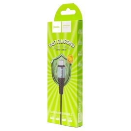 Кабель USB MicroUSB Hoco X38 (1 метр) <черный>