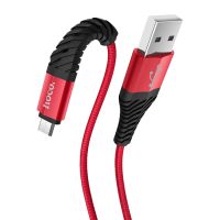 Кабель USB MicroUSB Hoco X38 (1 метр) <красный> ― OnlineBazar.su