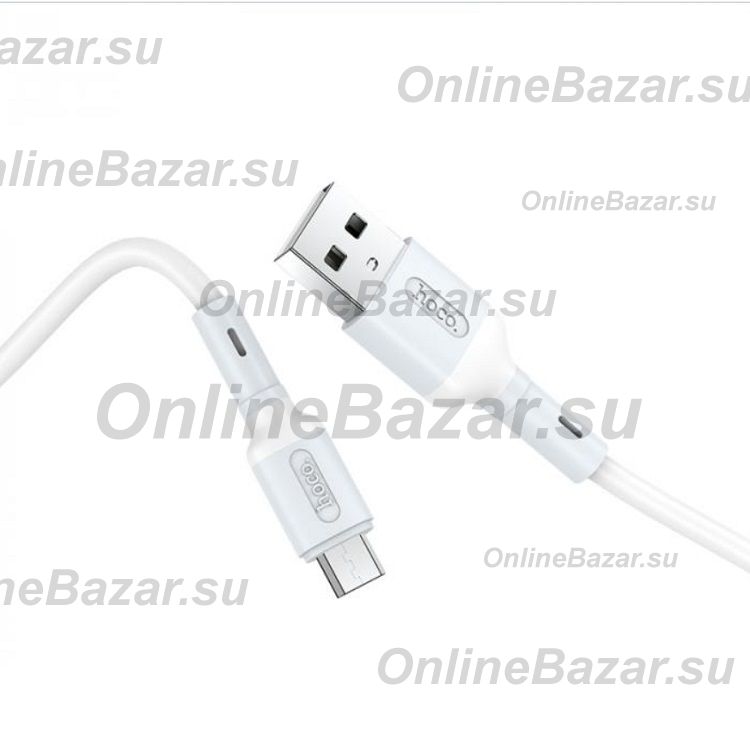 Кабель USB MicroUSB Hoco X65 <белый> ― OnlineBazar.su