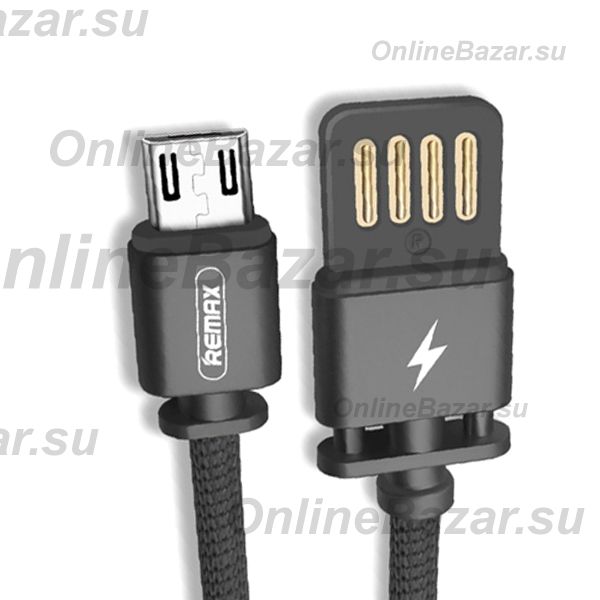Кабель USB MicroUSB Remax RC-064m <черный> ― OnlineBazar.su