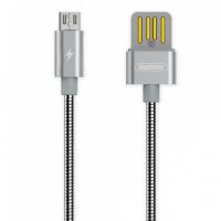 Кабель USB MicroUSB Remax RC-080m <серебро> ― OnlineBazar.su