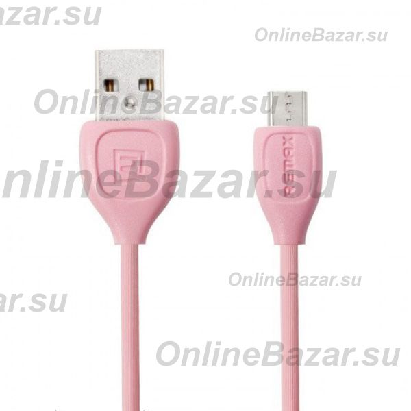 Кабель USB MicroUSB Remax RC-050m <розовый> ― OnlineBazar.su