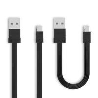 Кабель USB MicroUSB Remax RC-062m (комплект 2 шт 1м и 160см) <черный> ― OnlineBazar.su