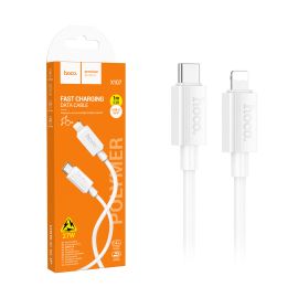 Кабель USB-C Apple Lightning Hoco X107 (1 метр) <белый>