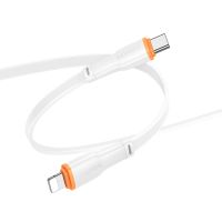 Кабель USB-C Apple iPhone Lightning Borofone BX118 (3A/27W/PD) <белый> ― OnlineBazar.su
