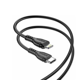 Кабель USB-C Apple iPhone Lightning Borofone BX51 (PD) <черный>