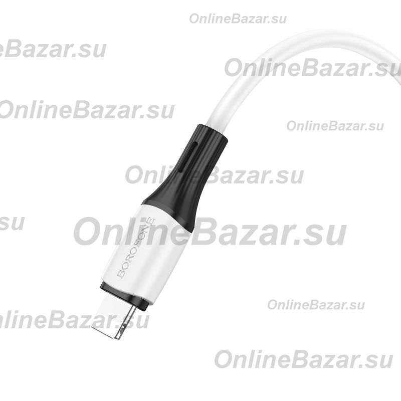 Кабель USB-C Apple iPhone Lightning Borofone BX79 (3A/20W/PD) <белый> ― OnlineBazar.su