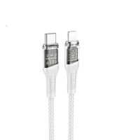 Кабель USB-C Apple iPhone Lightning Hoco U111 <серый> ― OnlineBazar.su