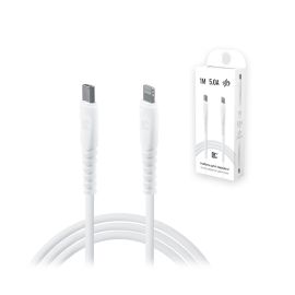 Кабель USB-C Lightning BC (5A/PD) <белый>