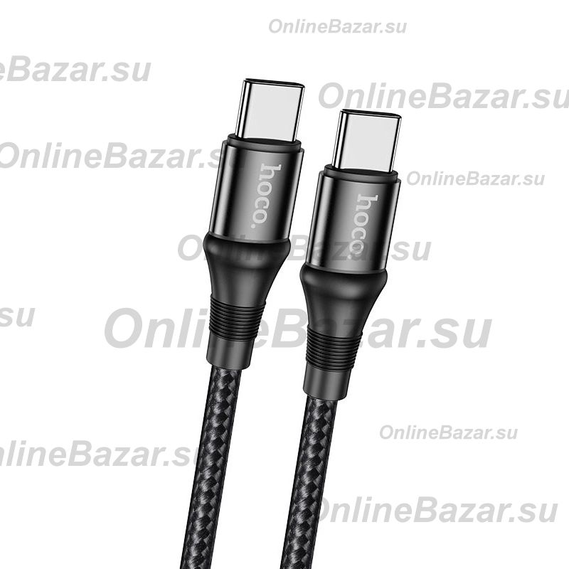 Кабель USB-C Type-C Hoco X50 (1 метр) <черный> ― OnlineBazar.su