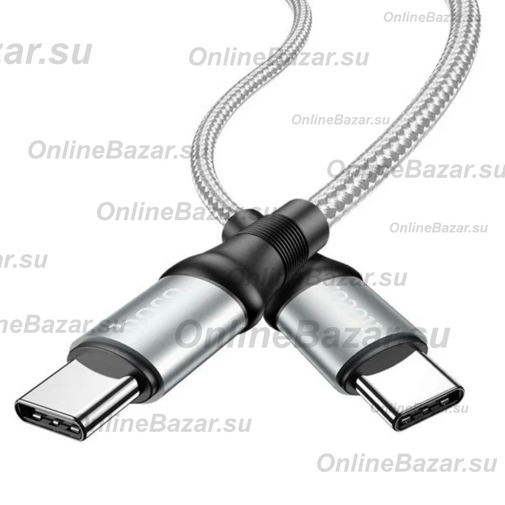 Кабель USB-C Type-C Hoco X50 (2 метра) <серый> ― OnlineBazar.su