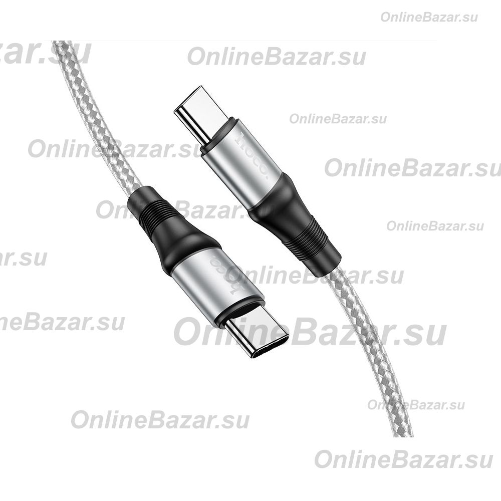 Кабель USB-C Type-C Hoco X50 (2 метра) <серый> ― OnlineBazar.su