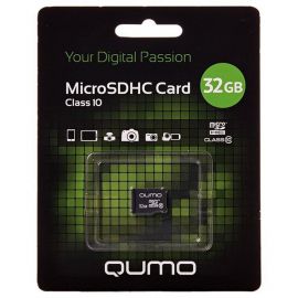 Карта памяти MicroSDHC 32 Gb CL10 Qumo