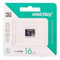 Карта памяти MicroSDHC 16 Gb CL10 Smart Buy в блистере ― OnlineBazar.su