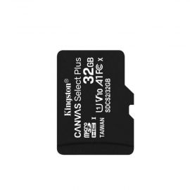 Карта памяти MicroSDHC 32 Gb CL10 Kingston Canvas Select Plus A1 с адаптером в блистере