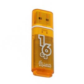 Карта памяти USB 16 Gb Smart Buy Glossy <оранжевый>