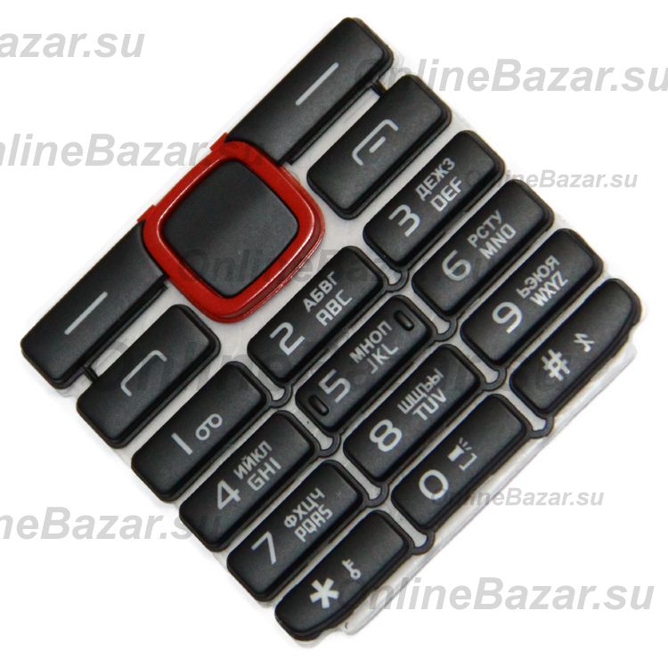 Клавиатура для Irbis SF19 <черно-красная> (оригинал) ― OnlineBazar.su