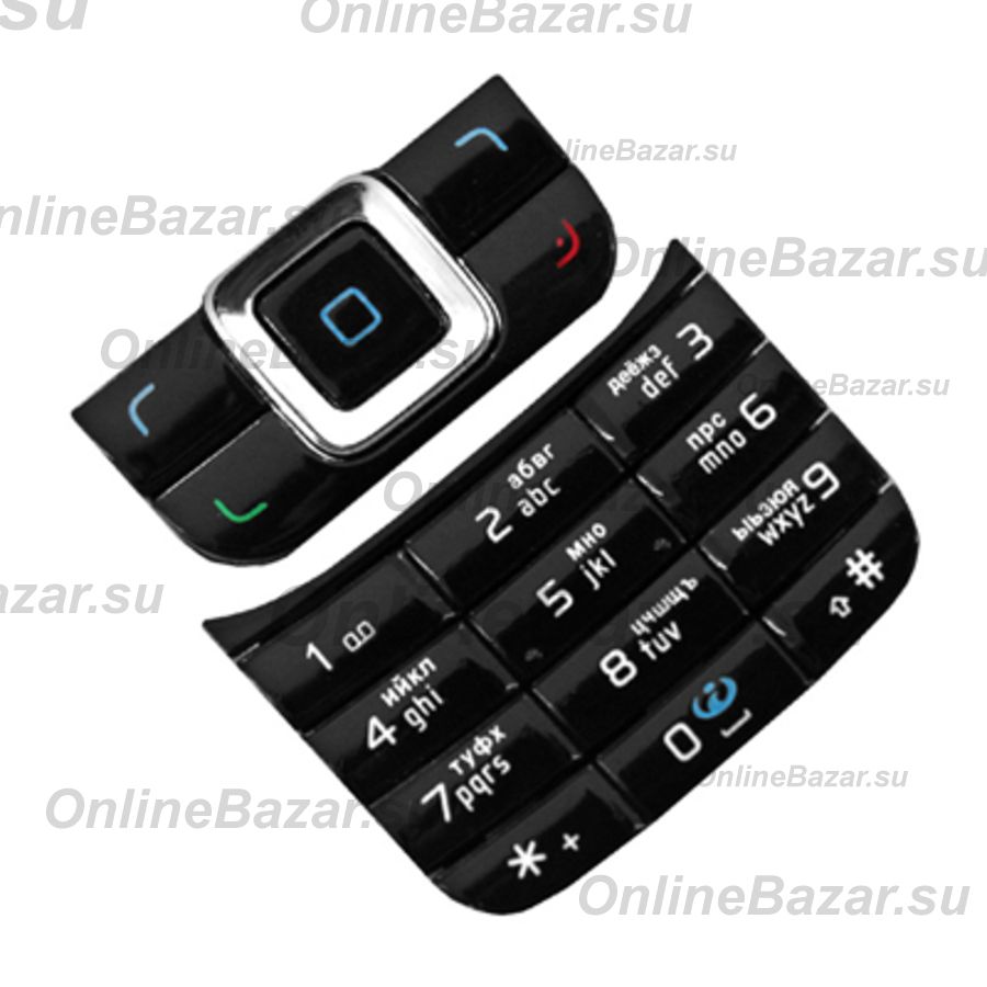 Клавиатура для Nokia 6111 комплект <черный> ― OnlineBazar.su