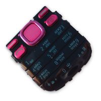 Клавиатура для Nokia 2690 <черно-розовый> ― OnlineBazar.su