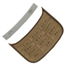 Клавиатура для Nokia C2-03 <золотой>