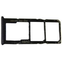 Лоток sim-карты для Samsung SM-A217F (Galaxy A21s) и карты памяти <черный> ― OnlineBazar.su