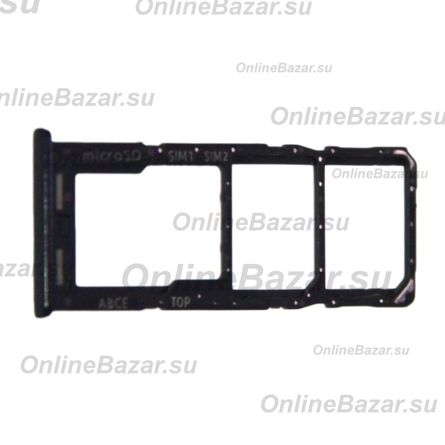 Лоток sim-карты для Samsung SM-A235F (Galaxy A23) и карты памяти <черный> ― OnlineBazar.su