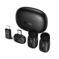Микрофон петличный Hoco L19 для iPhone (USB-C) <черный> ― OnlineBazar.su