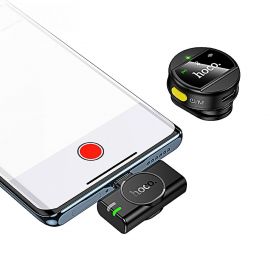 Микрофон петличный Hoco L21 (USB-C) <черный>