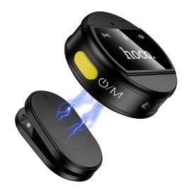 Микрофон петличный Hoco L22 для iPhone (USB-C) <черный>
