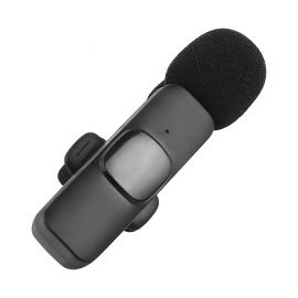 Микрофон петличный JBH K9 двойной (USB-C) <черный>