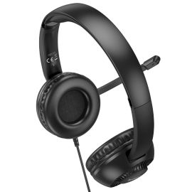 Наушники компьютерные с микрофоном Hoco W112 <черный>