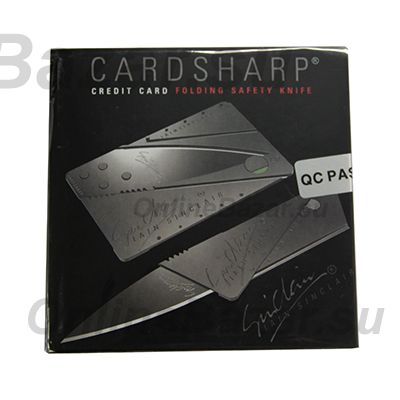 Нож-кредитка Cardsharp <черный> (оригинал) ― OnlineBazar.su
