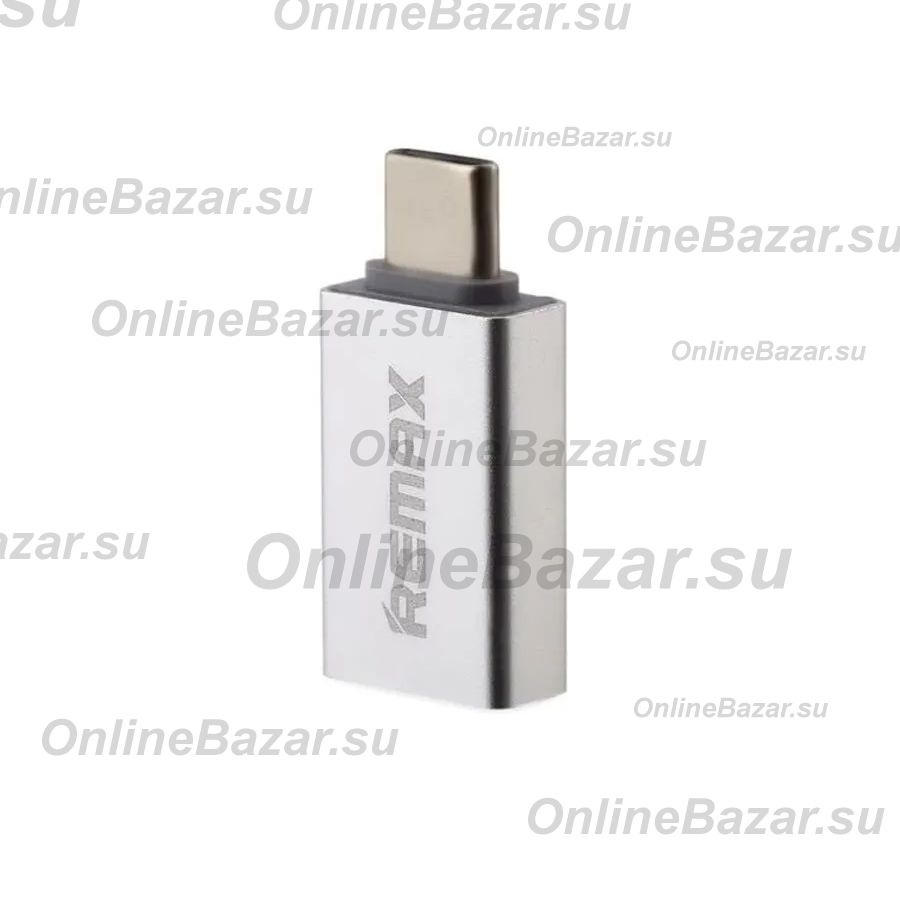 Переходник OTG (USB Host - Type-C) Remax RA-OTG1 <серый> ― OnlineBazar.su